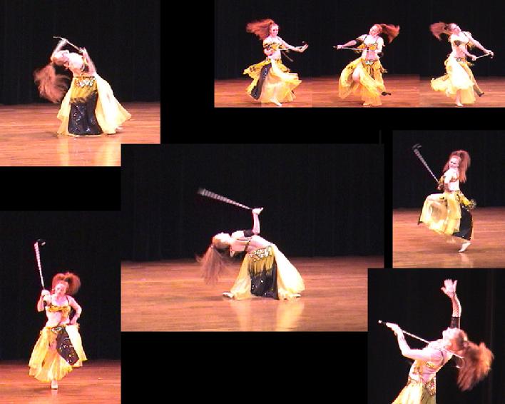 Laila of London Oriental Cane Dance 2005b